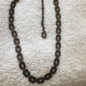 NWT Bronze/ Enamel Chain Link Belt